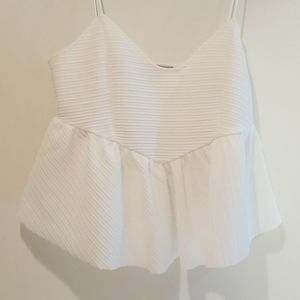 Zara white top